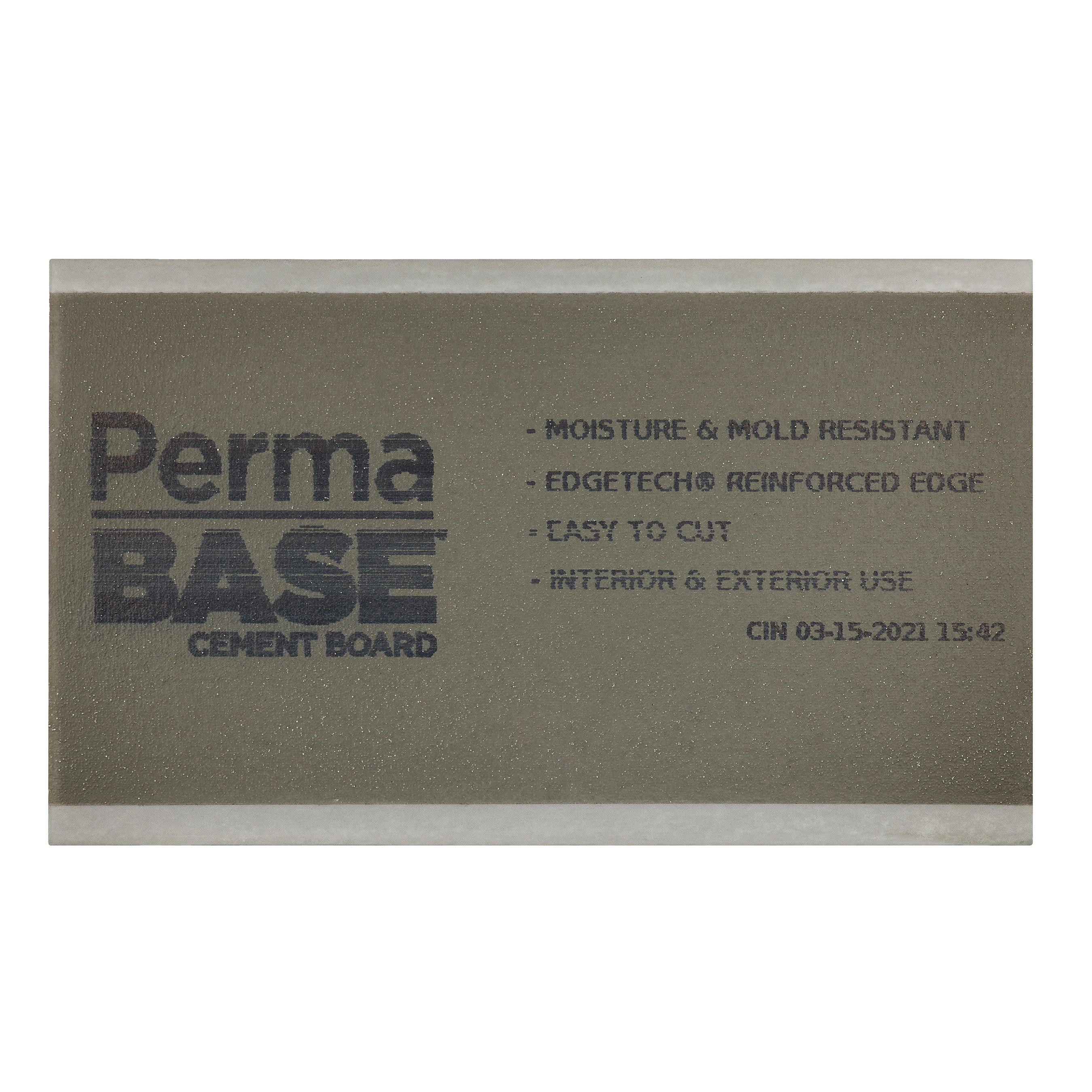 PermaBASE 5/8-in x 3-ft x 5-ft Cement Backer Board Sheet one_size | 50000066 | Lowe's
