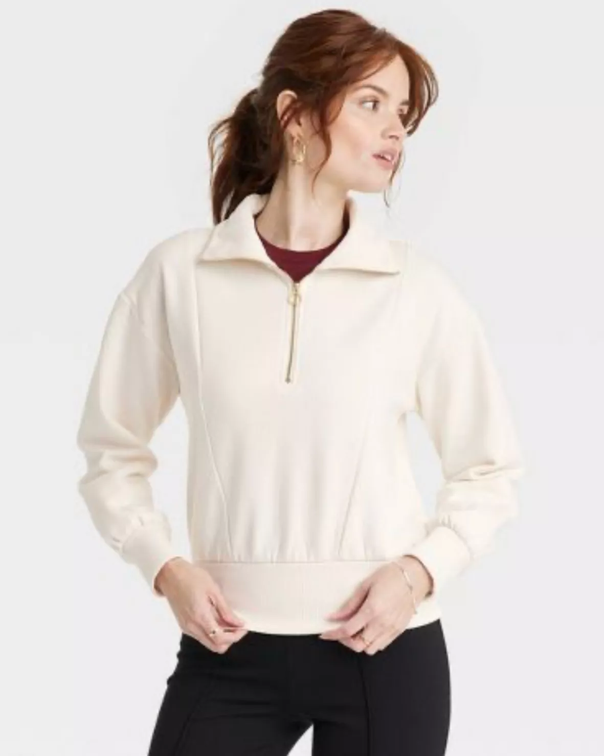 Women's Quarter Zip Sweatshirt - A … curated on LTK