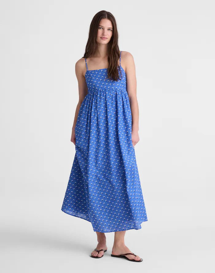 Empire-Waist Midi Dress | Madewell