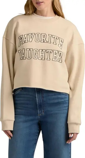 Cropped Collegiate Sweatshirt | Nordstrom