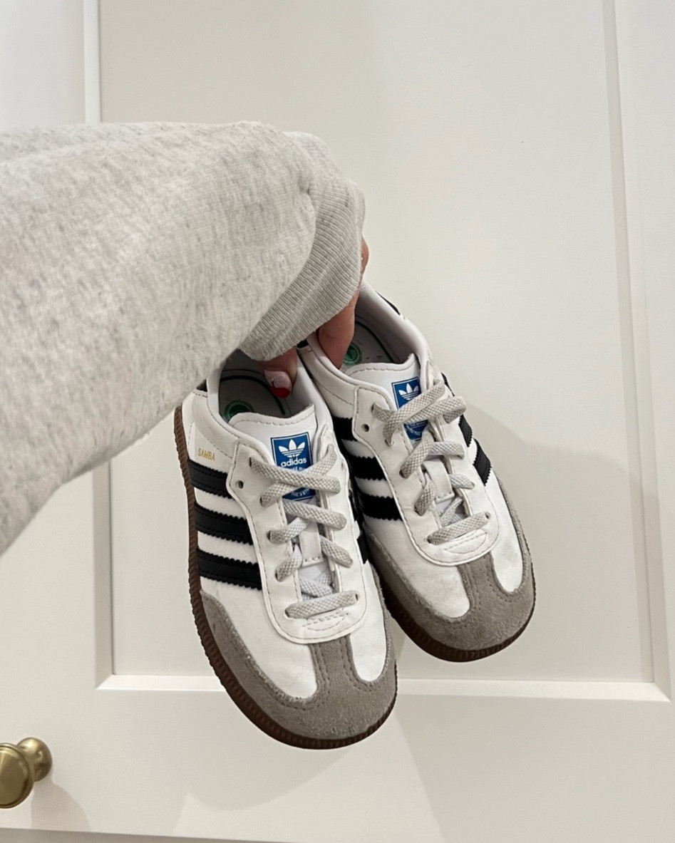 Adidas samba for kids were restocked - Ollie loves these! They are so easy to get on and done have a tie. 

Kids adidas; kids adidas samba; kids shoes; toddler shoes; toddler boy sneakers; toddler girl shoes; Christine Andrew 

#LTKshoecrush #LTKkids #LTKfindsunder100