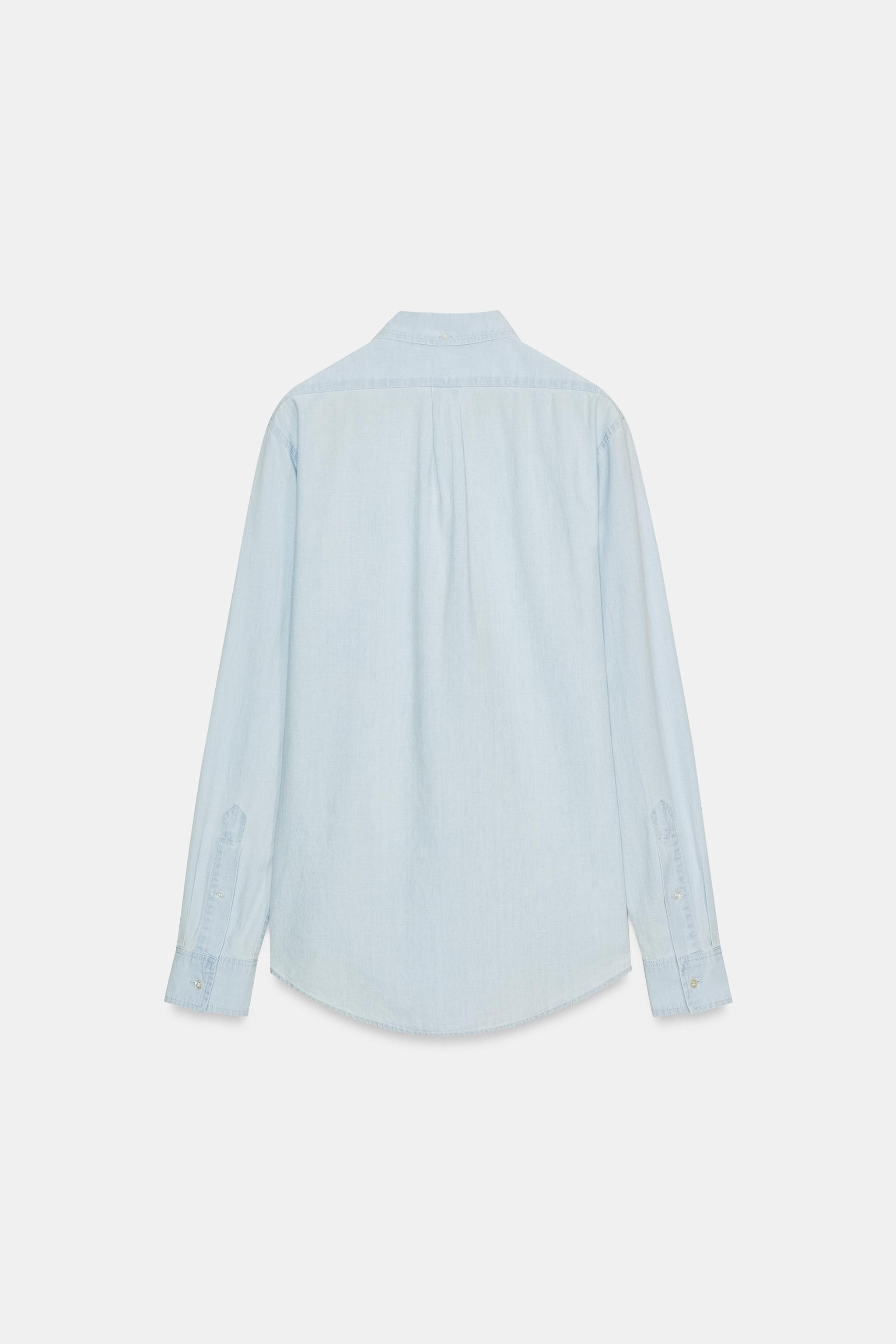 TRF REGULAR DENIM SHIRT | Zara UK