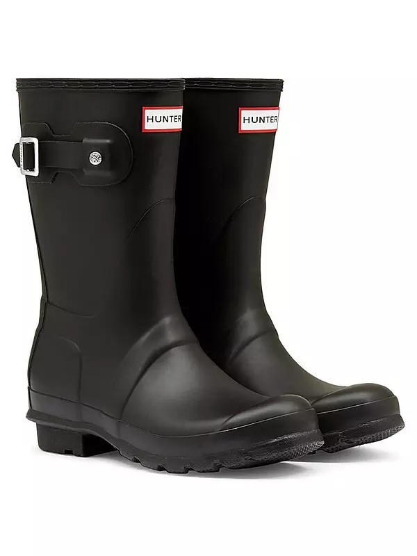 Hunter Original Short Wellington Boot - Black | Very (UK)