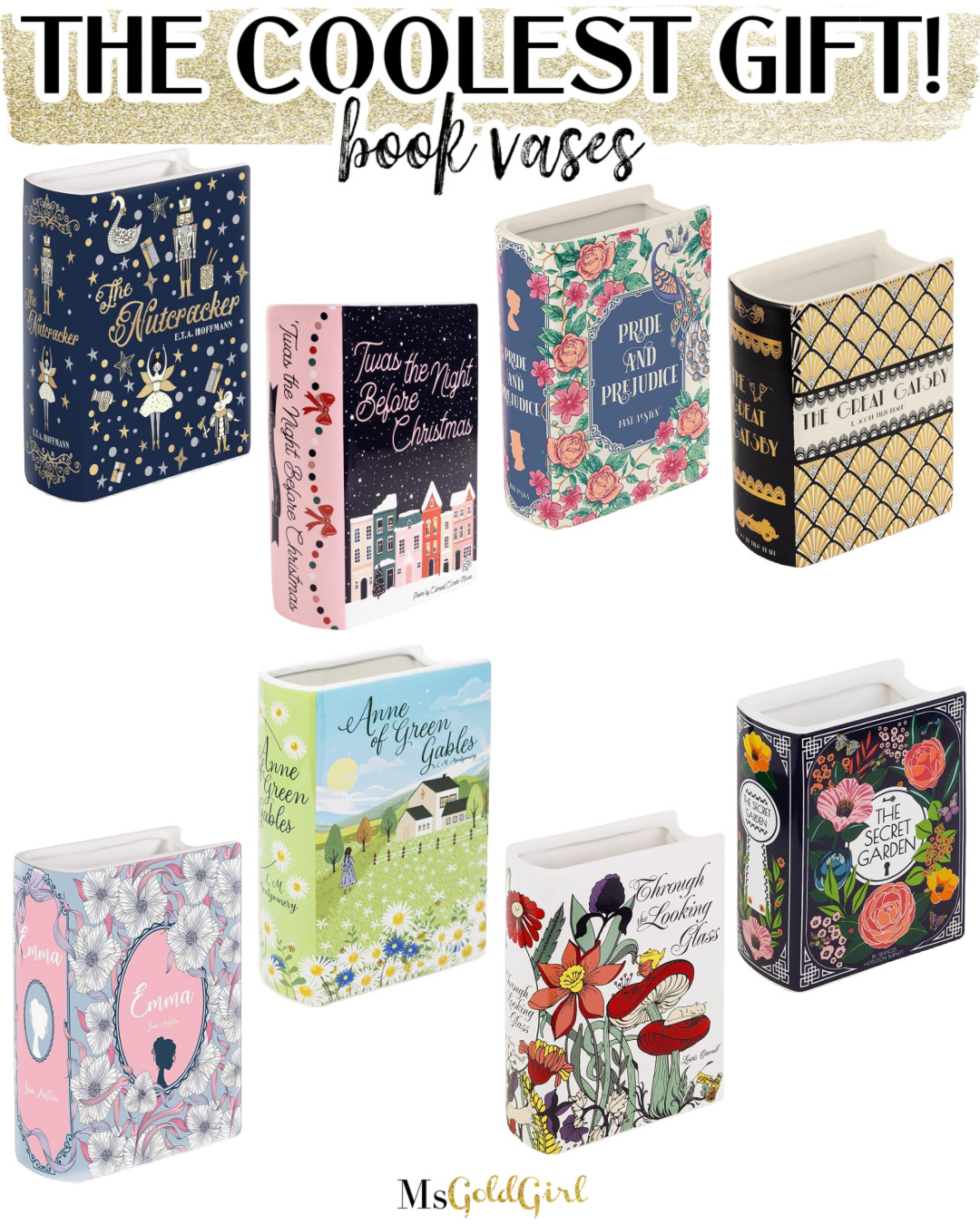 I found these while sourcing gift ideas for you, and they are so cool that they needed their own post! I ordered The Secret Garden because that was one of my all time favorite books as a child! I'm going to set it on my desk to hold my growing pen collection! Tap on the photo or the sticker below to shop-and these are just SOME of the available “titles”!

gift ideas, hostess gift, office decor, home decor, shelf style, book lovers  

 

#LTKGiftGuide #LTKHome #LTKFindsUnder50