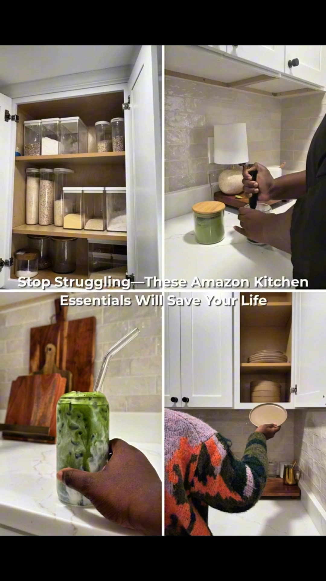 Okay babe… let’s be real. If your kitchen feels more “chaotic” than “aesthetic,” these @Amazon finds are about to be your new besties. From sleek organizers (goodbye clutter 👋), to a glass cup for your daily matcha, to chic jars + plates that make your kitchen look Pinterest ready without even trying.

Why you need them? Because cooking feels 10x easier (and let’s be honest, prettier) when your essentials actually work for you. #AmazonKitchenFinds #KitchenOrganization #KitchenGoals #AmazonMustHaves #KitchenEssentials #HomeOrganization #KitchenAesthetic

#LTKFindsUnder50 #LTKHome #LTKFamily