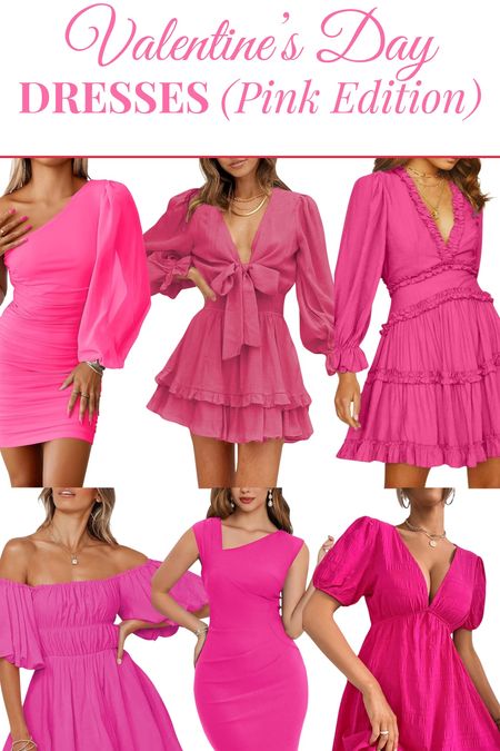 Indulge in romance with our Pink Edition for Valentine's Day! 💕 Explore a variety of flirty mini dresses to elegant midi styles. Elevate your wardrobe and celebrate love with trendy outfits! 💖👗 #ValentinesDay #PinkDresses #FashionLove

#LTKSeasonal #LTKstyletip #LTKMostLoved