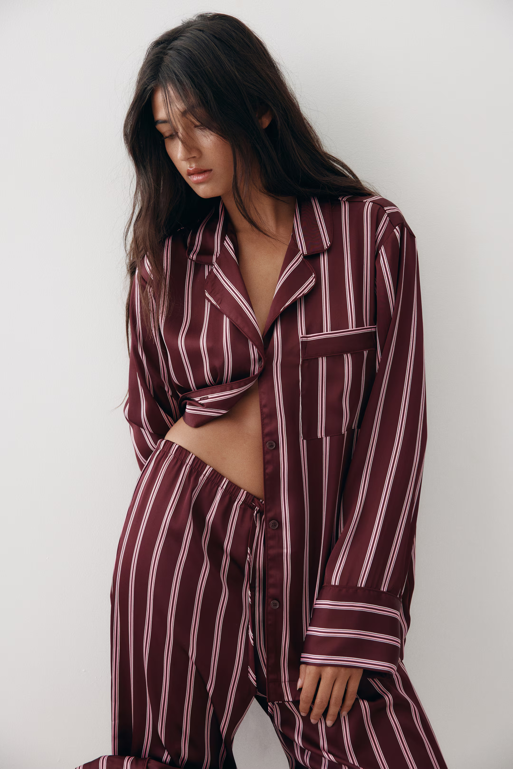 Satin pyjamas | H&M (UK, MY, IN, SG, PH, TW, HK)