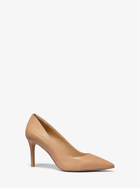 Keke Leather Mid Pump | Michael Kors US