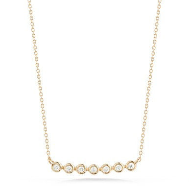 Lulu Jack Bezel Bar Necklace | Dana Rebecca Designs
