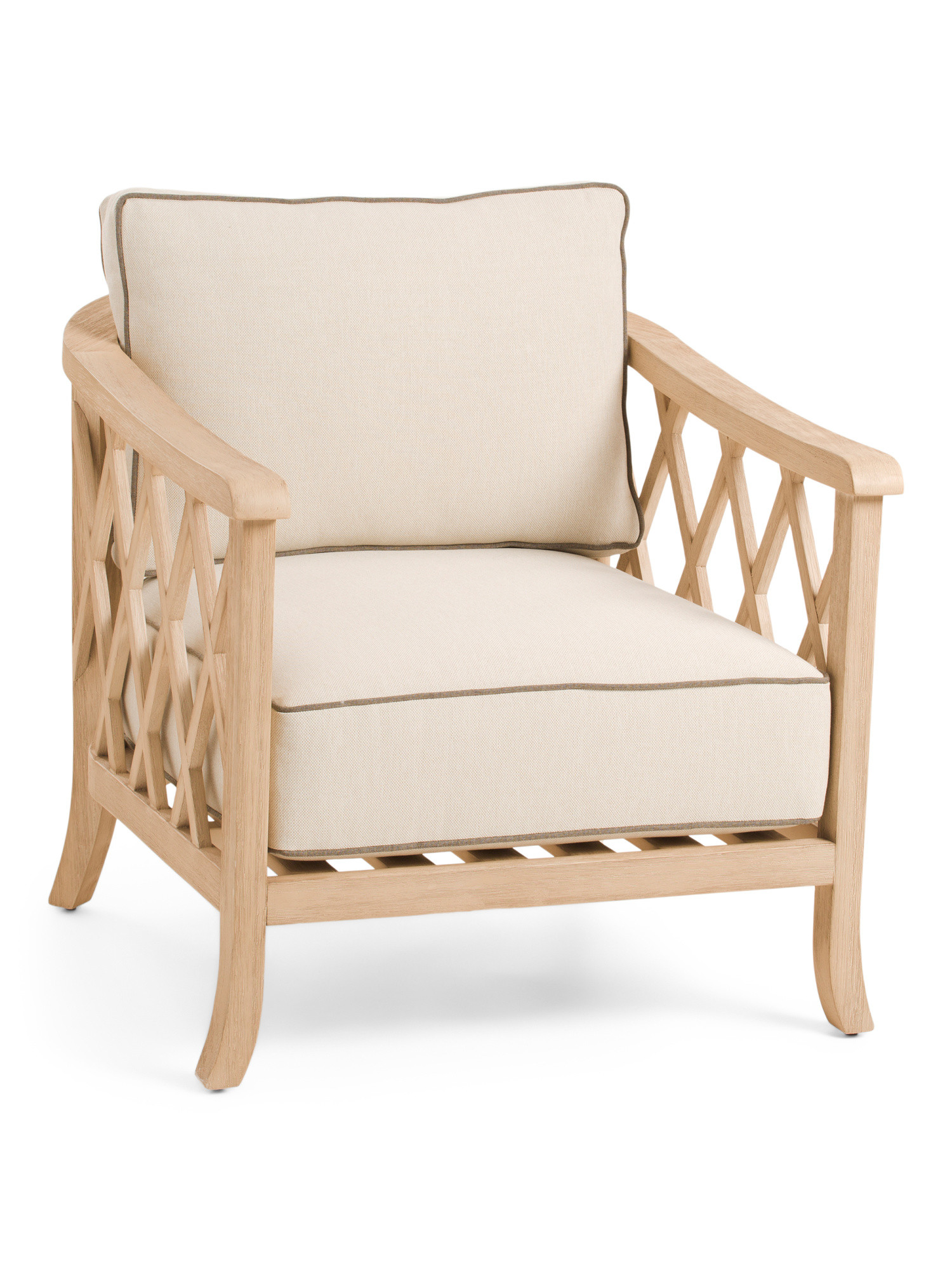 Outdoor Eucalyptus Wood Accent Chair | Furniture & Lighting | Marshalls | Marshalls