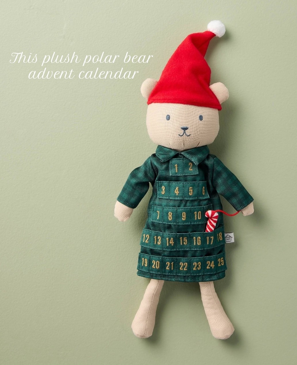 This may be the cutest cuddly advent calendar I’ve ever seen.  

#CountdownCalendar #AdventCalendar #ChristmasDecor #ChristmasDecorations #HolidayDecor 

#LTKFindsUnder50 #LTKKids #LTKSeasonal