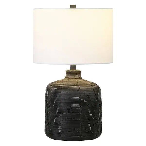 Jolina Rattan Table Lamp - On Sale - Overstock - 32743108 | Bed Bath & Beyond
