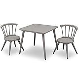 Delta Children Windsor Kids Wood Table Chair Set (2 Chairs Included) - Ideal for Arts & Crafts, S... | Amazon (US)