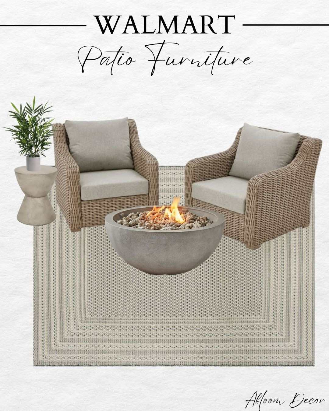 Relaxing patio furniture for those cool summer nights 🤍

#LTKhome