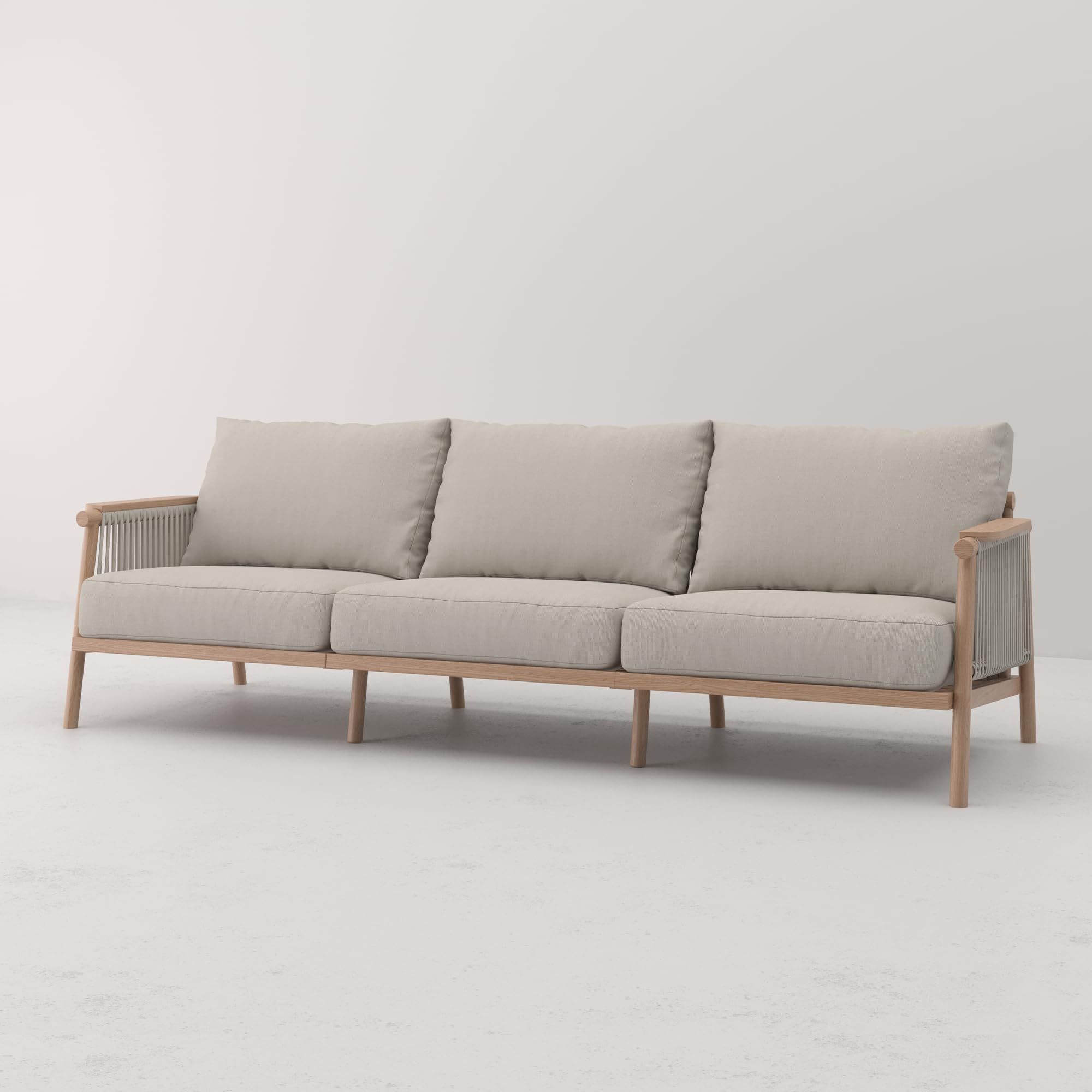 Modern aluminum outdoor sofa | Amazon (US)