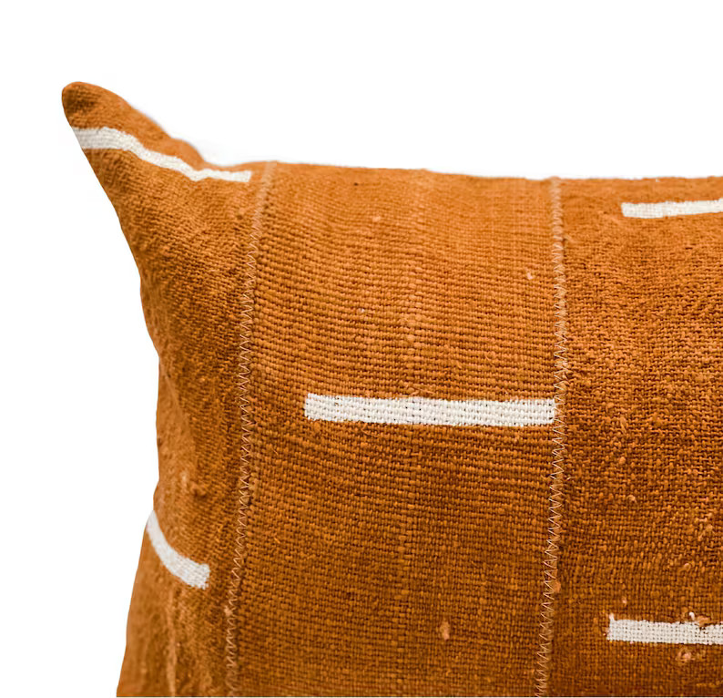 Extra Long Bolster Pillow Cover African Mudcloth Pillow - Etsy | Etsy (US)