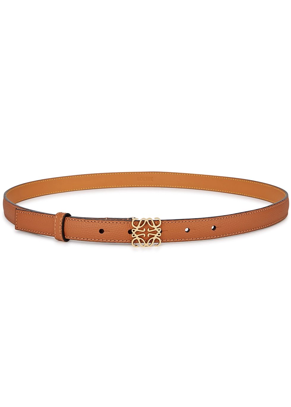 Logo grained leather belt | Harvey Nichols (Global)