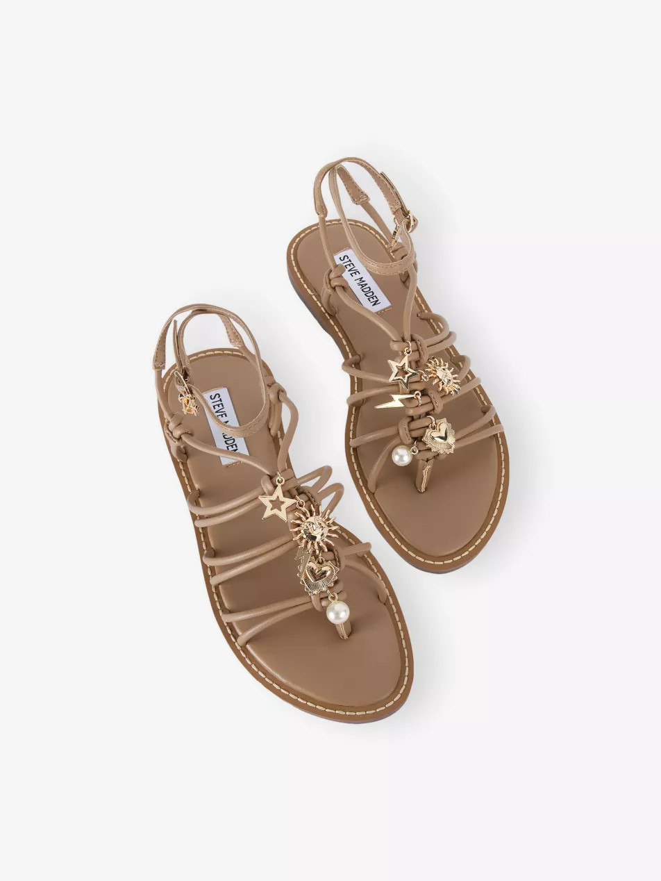 La Charmer Faux-Leather Sandals | Selfridges