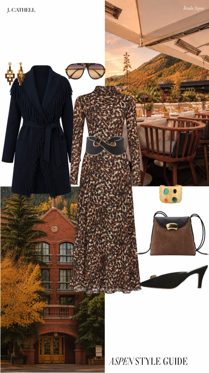 🍂 Aspen in the fall is equal parts mountain escape, incredible food, and some of the best western-inspired style of the season.

In A Fall Style Guide to Aspen, I’m sharing 11 chic outfits for a luxe getaway out west, plus a few of my favorite Aspen spots and the places still on my list for next time. Think rich suede, warm layered textures, polished boots, statement jackets, and elevated western pieces that feel perfectly at home in the mountains.

Whether you’re headed to Aspen this fall or simply love the luxe western look, tap to shop all 11 outfits and start planning your own mountain moment. 🤎🏔️✨

#LTKStyle #AspenStyle #FallFashion #WesternStyle #AspenOutfits #MountainChic #LuxeWestern #FallTravel #SuedeStyle #OutfitInspiration #LTKFinds

#LTKTravel #LTKOver40 #LTKSeasonal