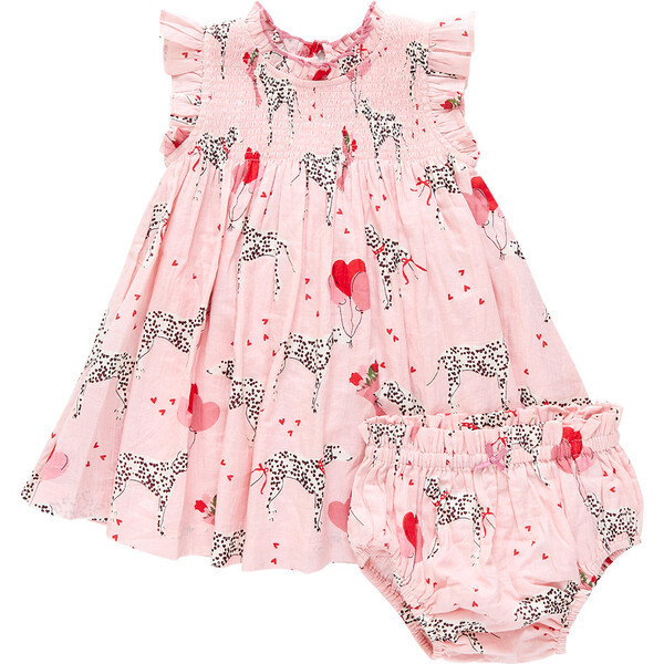 Baby Girls Stevie Dress Set, I Heart Dalmations | Maisonette