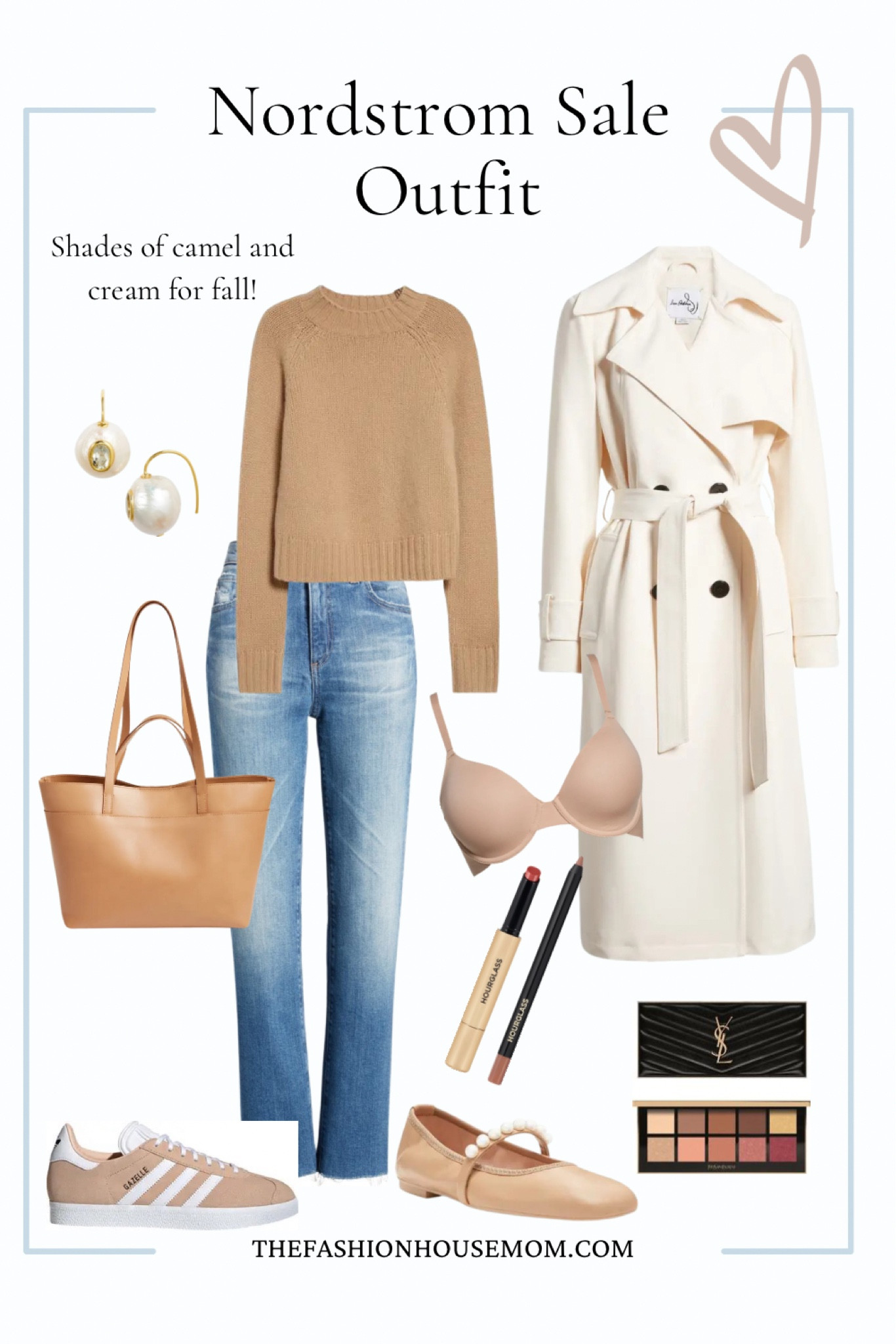 Nordstrom anniversary sale outfit! This neutral fall outfit has all the must have pieces for fall. The camel sweater, straight leg jeans, ivory trench coat, and leather tote are great for chic everyday style. Choose neutral sneakers or ballet flats to finish off your look! 


#LTKSaleAlert #LTKxNSale #LTKSummerSales
