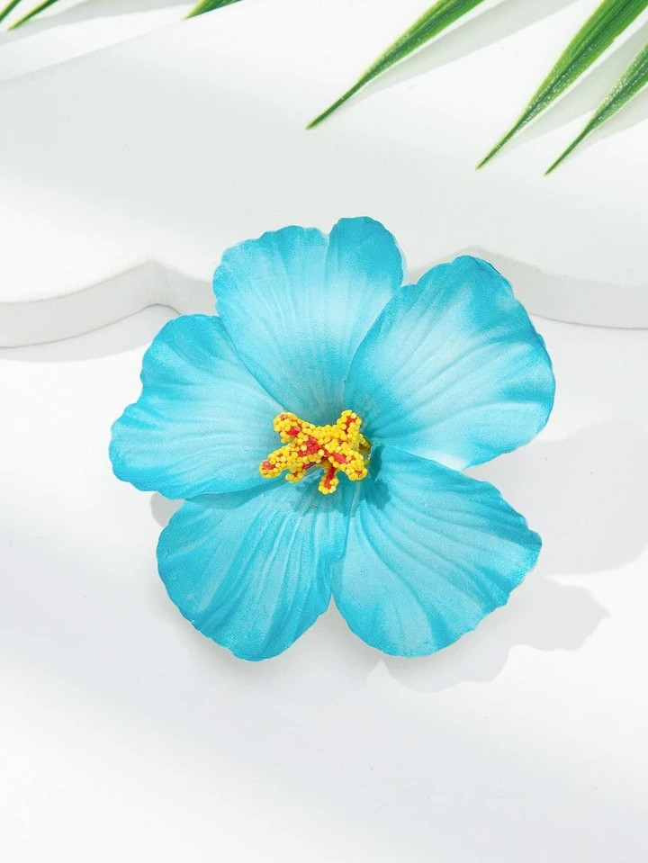 Flower Decor Hair Clip Boho For Women Daily Decoration Piranha Flower Valentine's Day Claw Clips ... | SHEIN