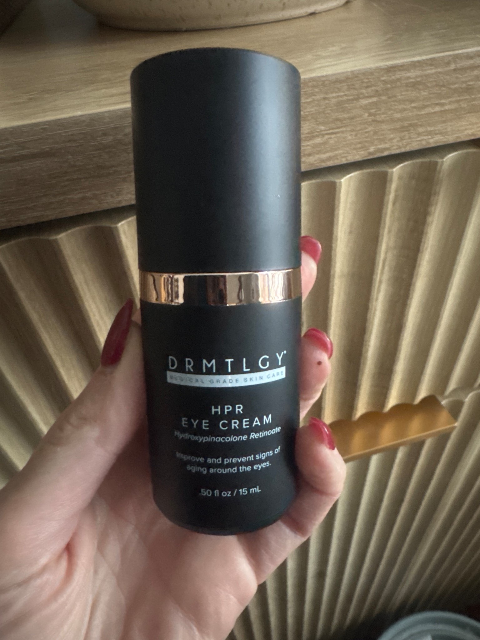 Drmtlgy HPR eye cream improve, and prevent signs of aging around the eyes

#LTKOver40 #LTKU #LTKBeauty