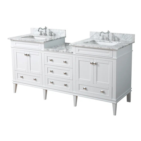 Rolla 72" Double Bathroom Vanity Set | Wayfair Professional