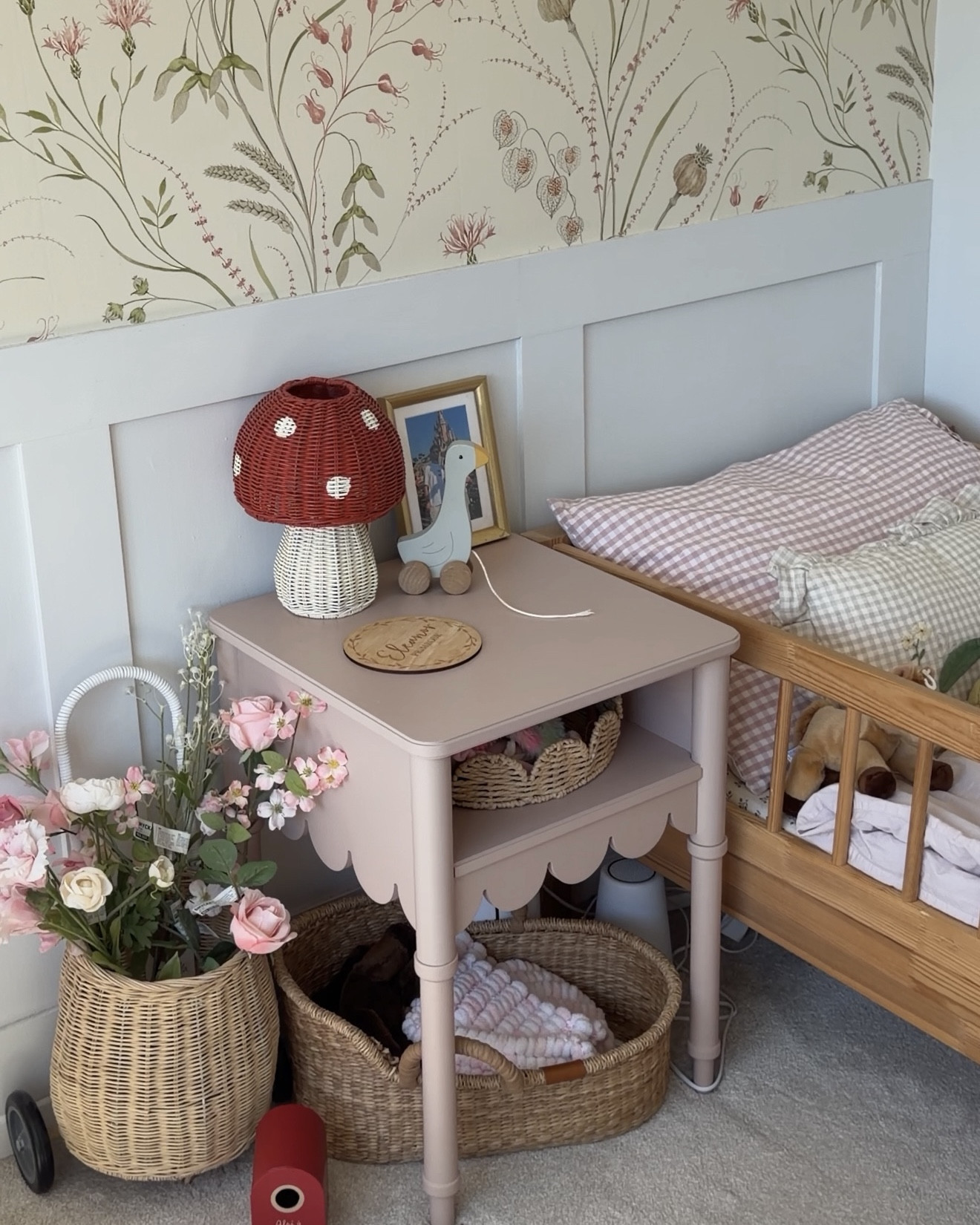 Little gir whimsical bedroom details🍄🧚🏼🌷✨

#LTKhome #LTKkids #LTKuk