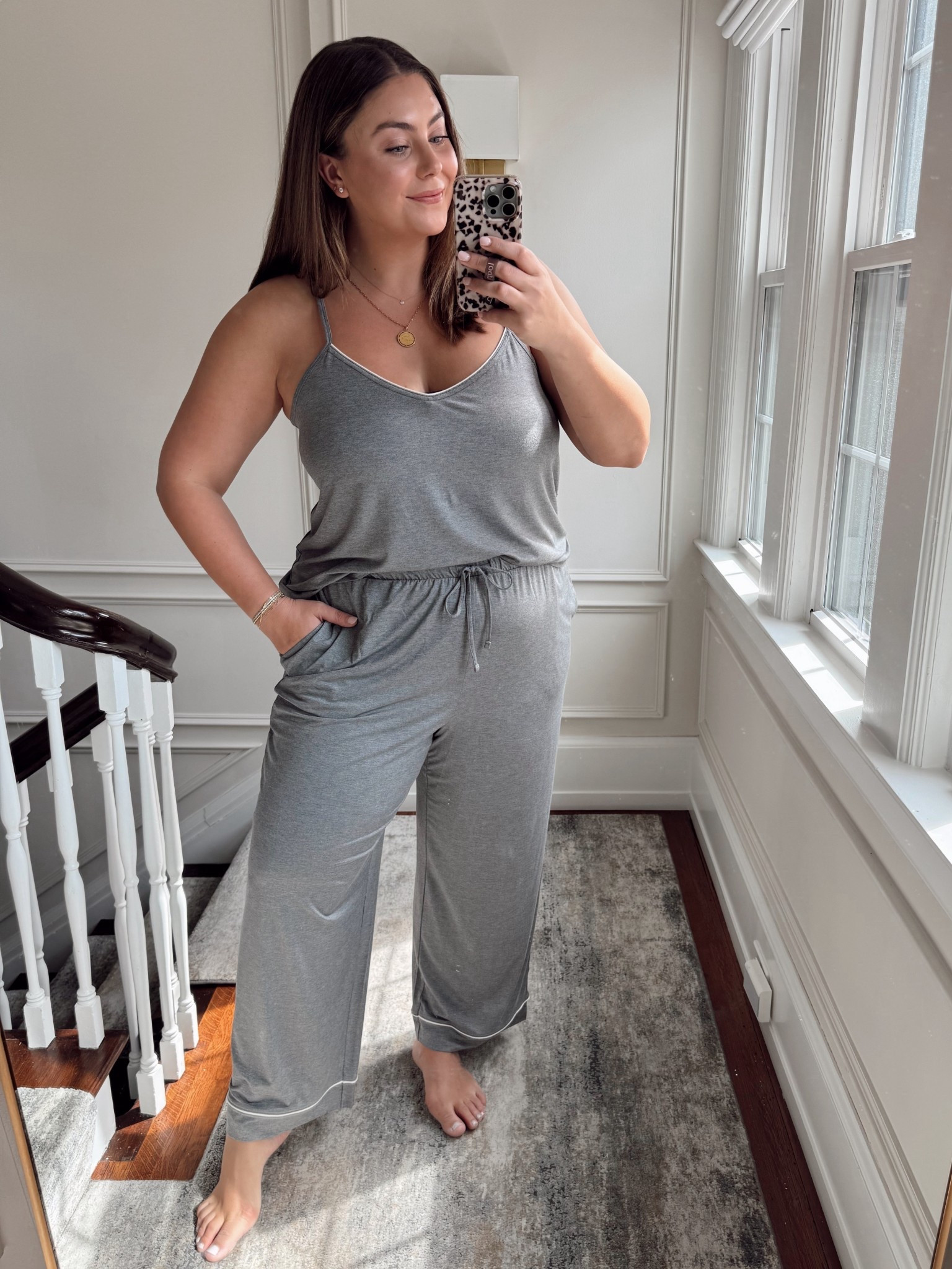 These pajamas are on sale for under $30 (54% off)! I’m wearing size XXL. Use CARALYNM at Cakes Body. 

#LTKSaleAlert #LTKMidsize #LTKStyleTip