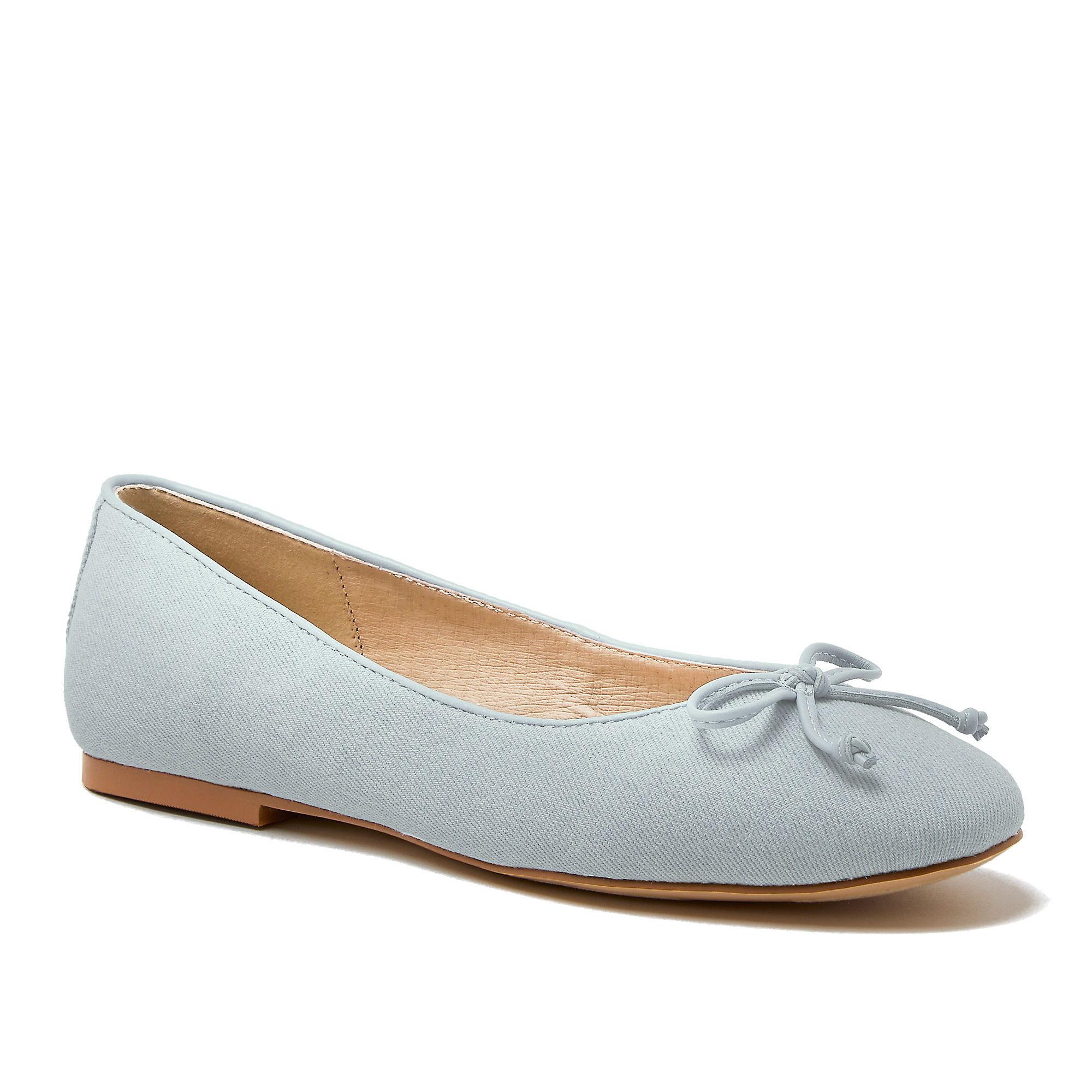Women's Essential Denim Ballet Flats | Lands' End (US)
