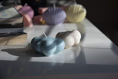 Scented Candle Clouds Shape Handmade in USA || Set of two candles || Soy Wax Candle || Home Decor... | Amazon (US)