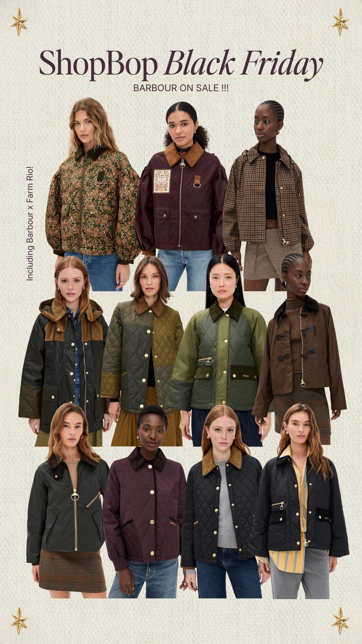 Shopbop Black Friday, Barbour on sale 

#LTKCyberWeek #LTKHoliday