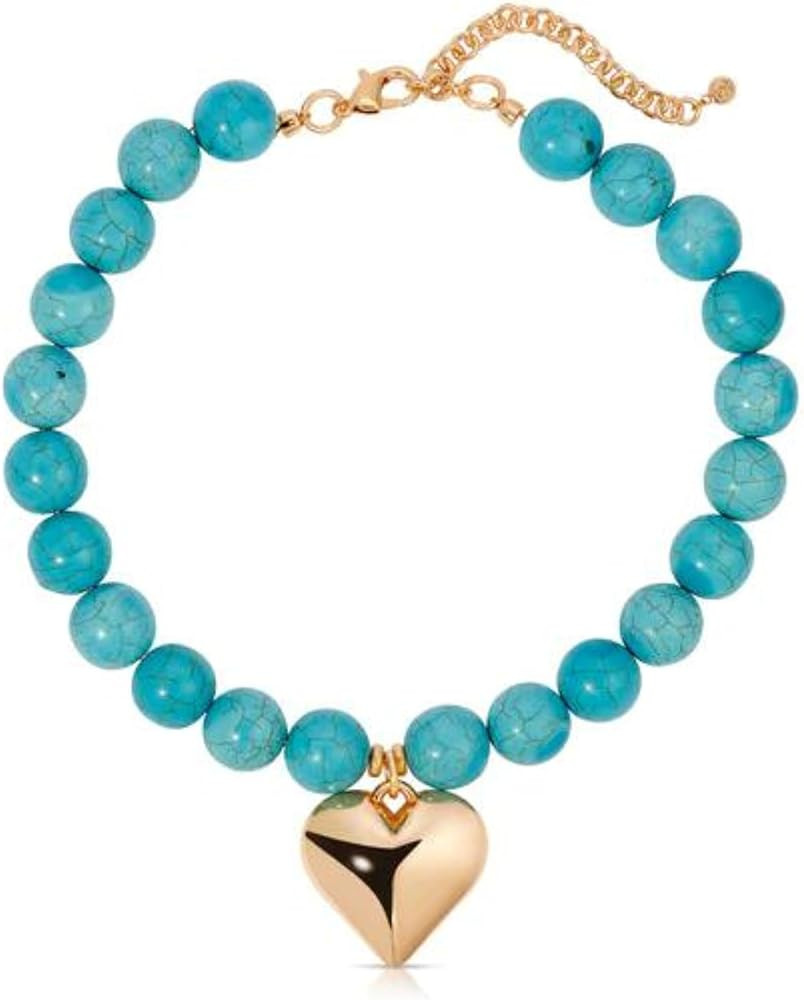 Ettika Women's Luck and Love Turquoise Necklace | Amazon (US)