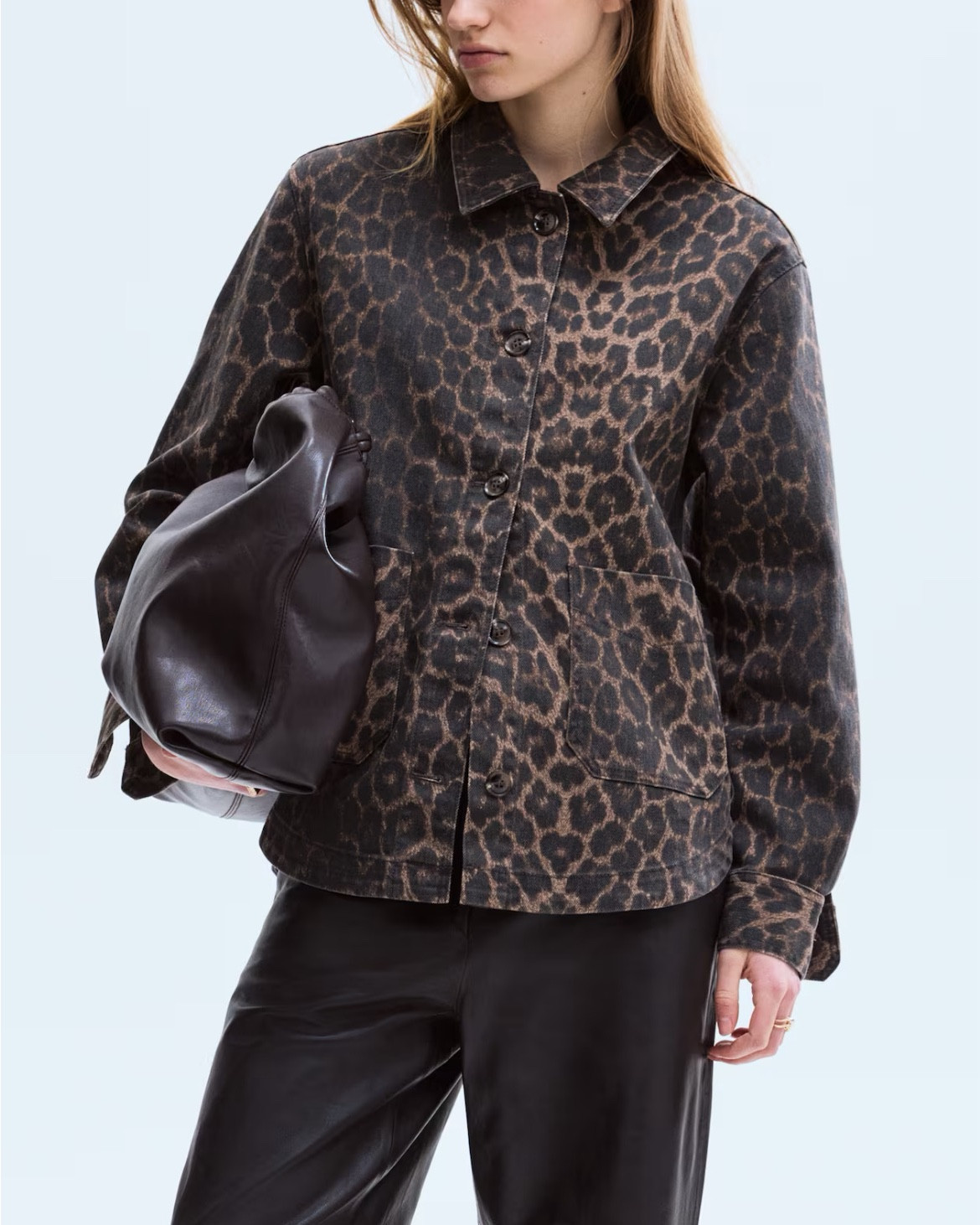 Leopard print shirt jacket 

#LTKSeasonal