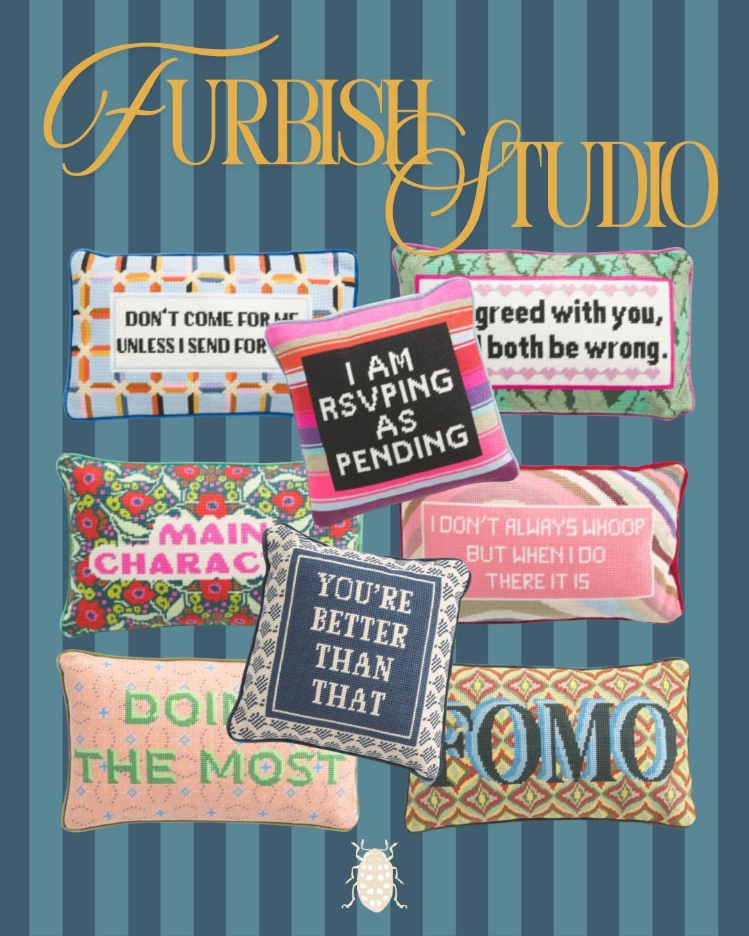 Designer needlepoint pillows… but make it a deal.

These are normally $98 each and I found them for $29. The sayings, the color, the personality… I’m obsessed.

Linked here before they disappear.

#ltkhome #ltkfind #decorfinds #throwpillows #ltkdeal

#LTKSpringSale #LTKHome