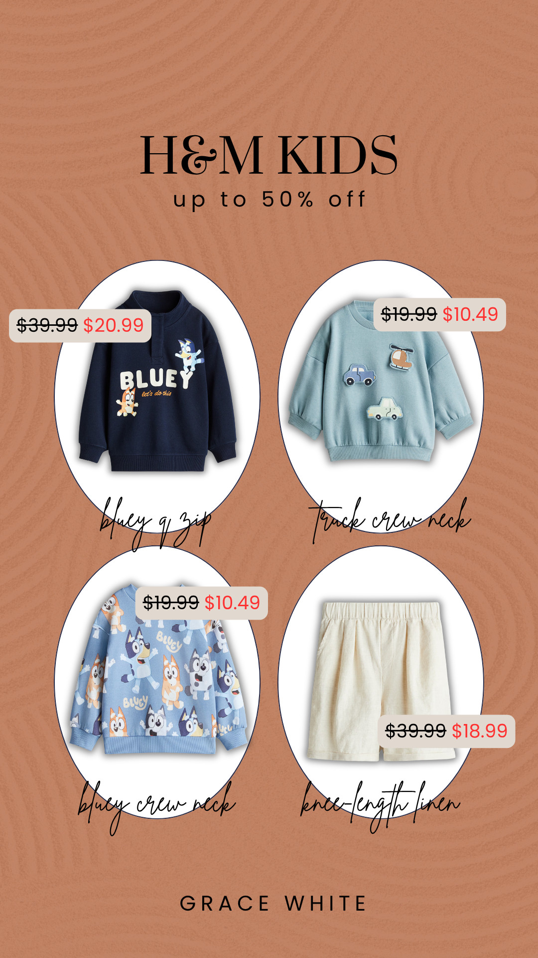 H&M kids fashion on sale and selling out QUICK!

bluey, h&m, h&m kids kids clothing, kids sale, toddler sale, toddler boys, boy mom, grace white 

 #LTKSaleAlert #LTKBaby #LTKKids