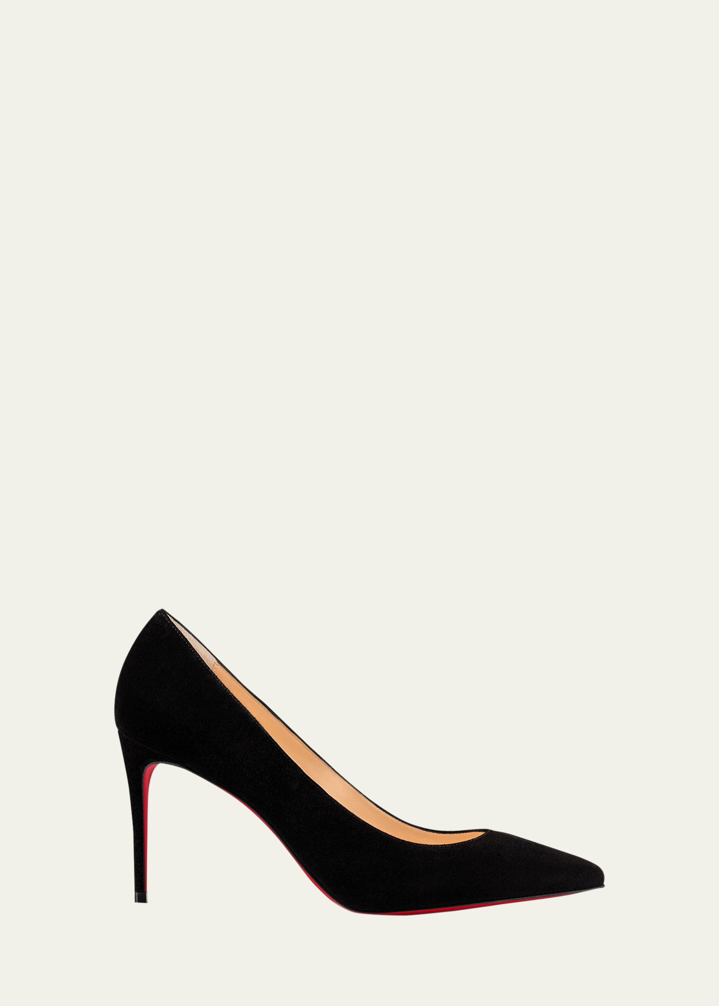 Kate 85mm Suede Red Sole Pumps | Bergdorf Goodman