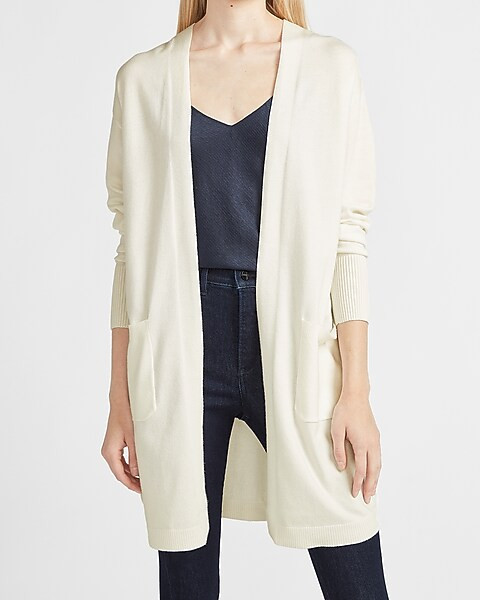 Long Pocket Cardigan | Express