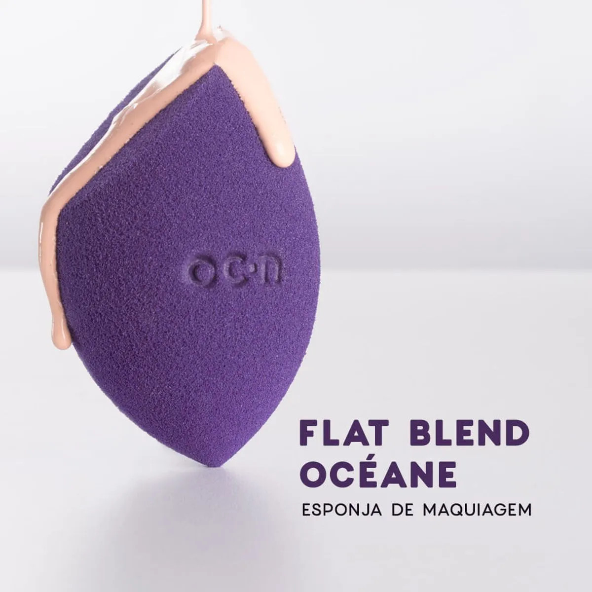 Esponja de Maquiagem Flat Blend Verde - Maquiagens e cosméticos Océane: Pincéis, paletas, bato... | Oceane (BR)