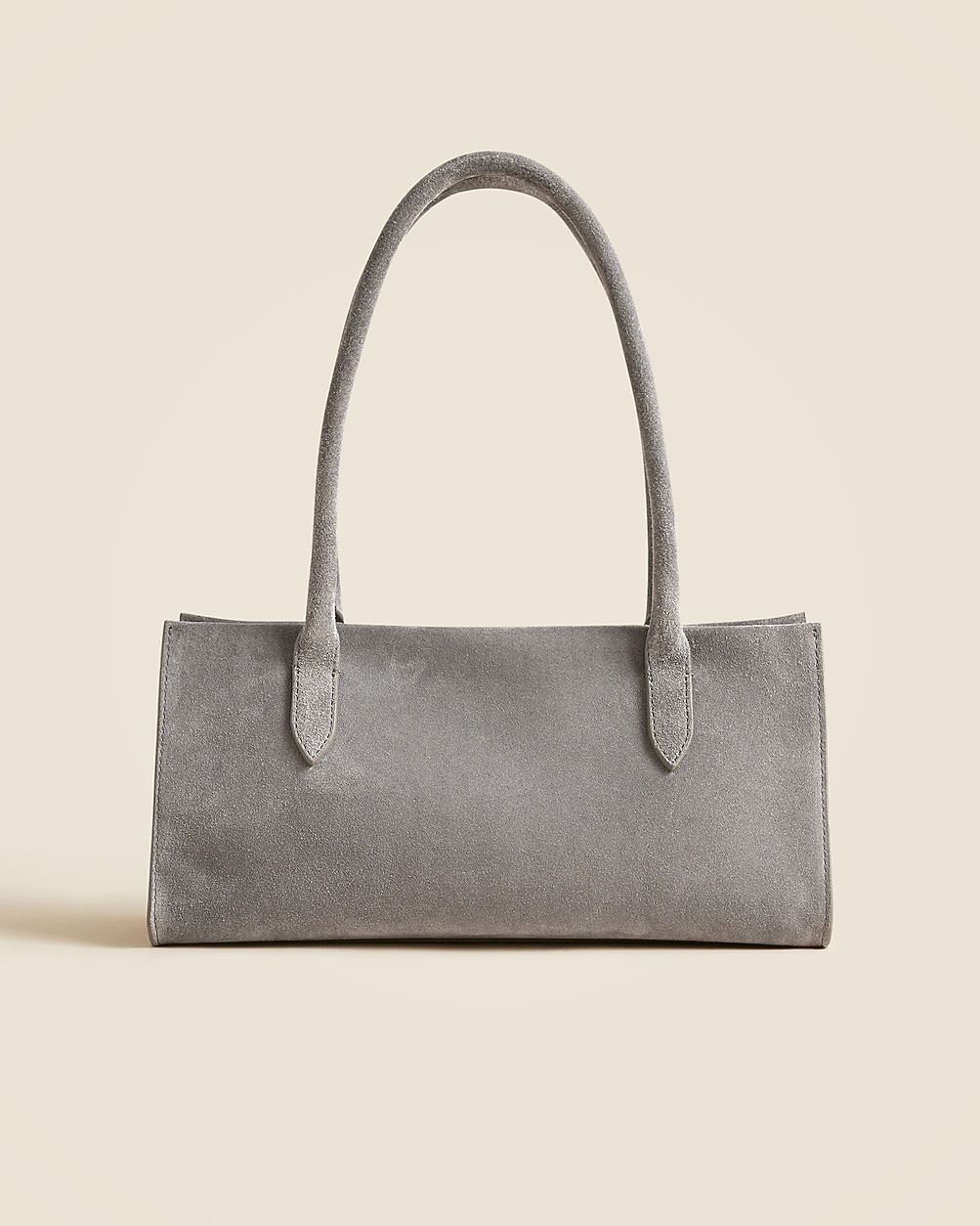 Berkeley structured shoulder bag in suede | J. Crew US