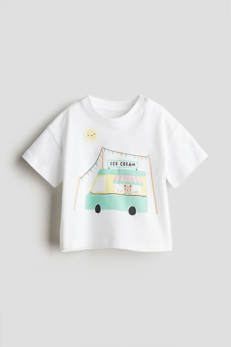 Cotton jersey T-shirt | H&M (UK, MY, IN, SG, PH, TW, HK)