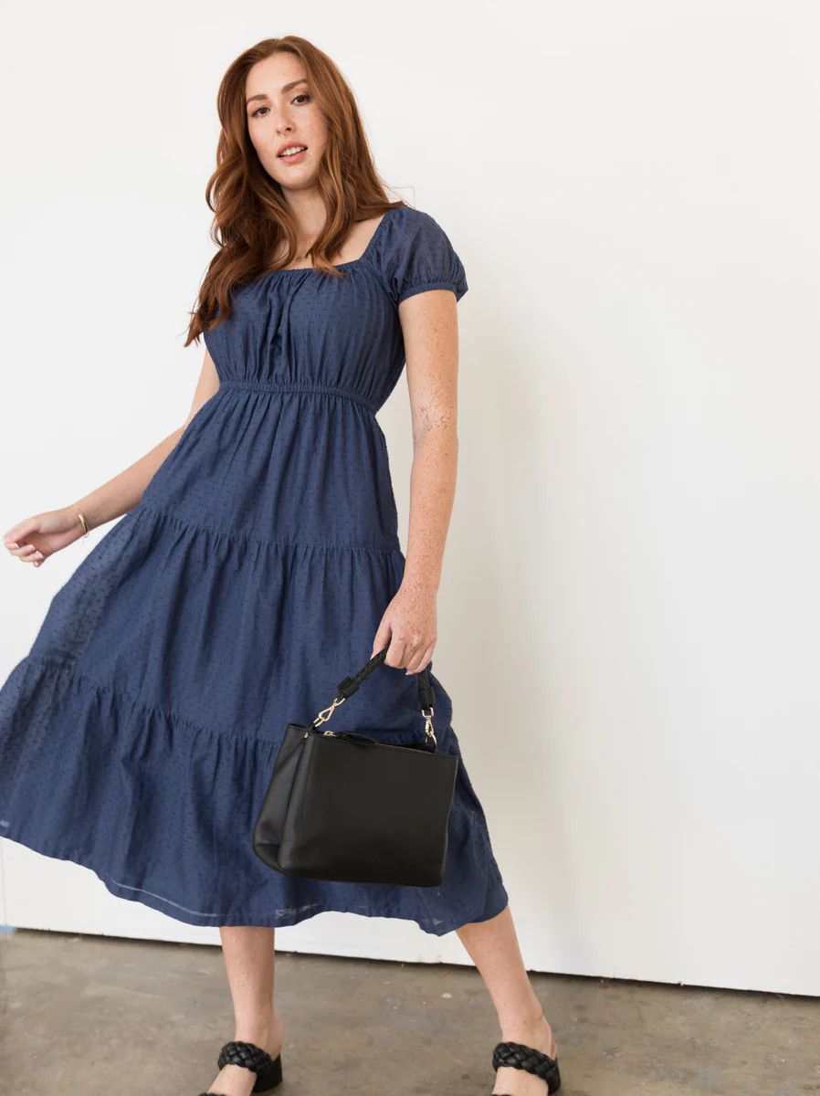 Lizzie Tiered Midi Dress | ABLE Clothing