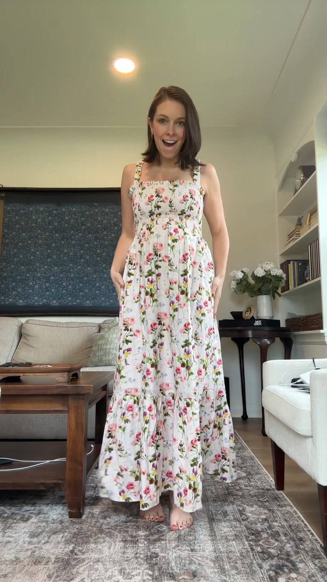 My first Hill House Home purchase and it’s safe to say I’m obsessed! If you’re looking for a beautiful baby shower dress that will also work post-baby, this one is it 😍🎀 

#LTKWorkwear #LTKBump #LTKBaby