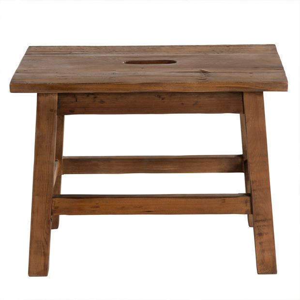 Farmhouse Wood Stool | Antique Farm House