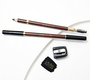 Laura Geller Bravo Brows Soft Pencil Duo | QVC