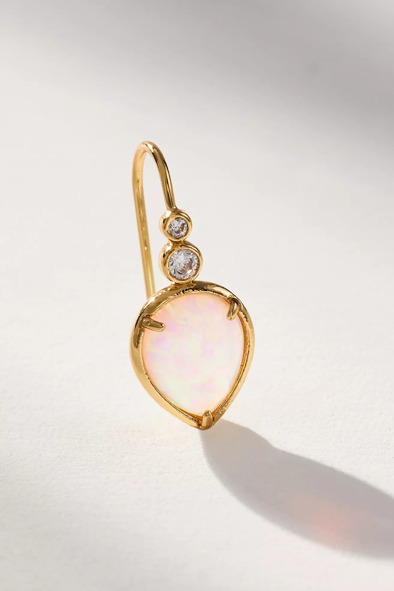 Faceted Stone Drop Earrings | Anthropologie (US)