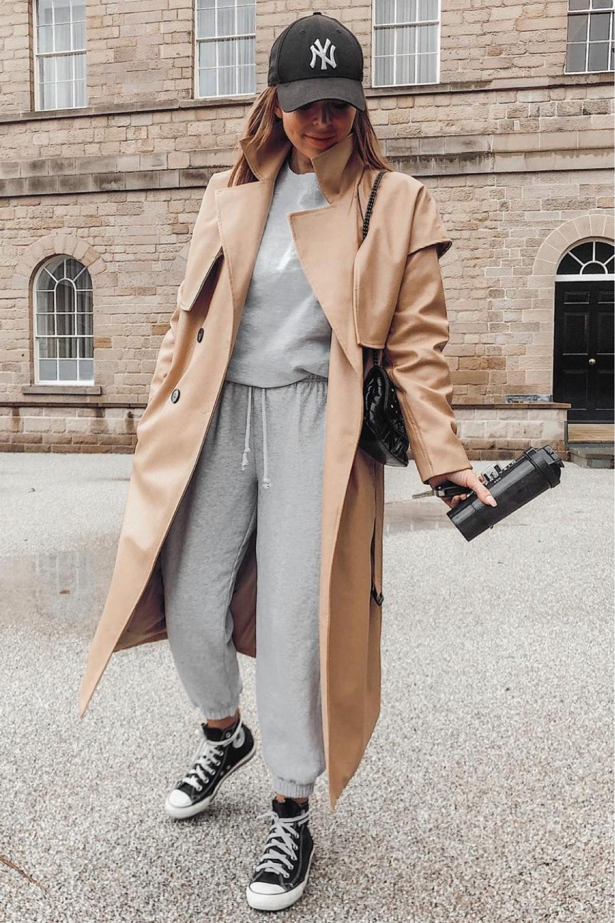 argue essential over trench coat