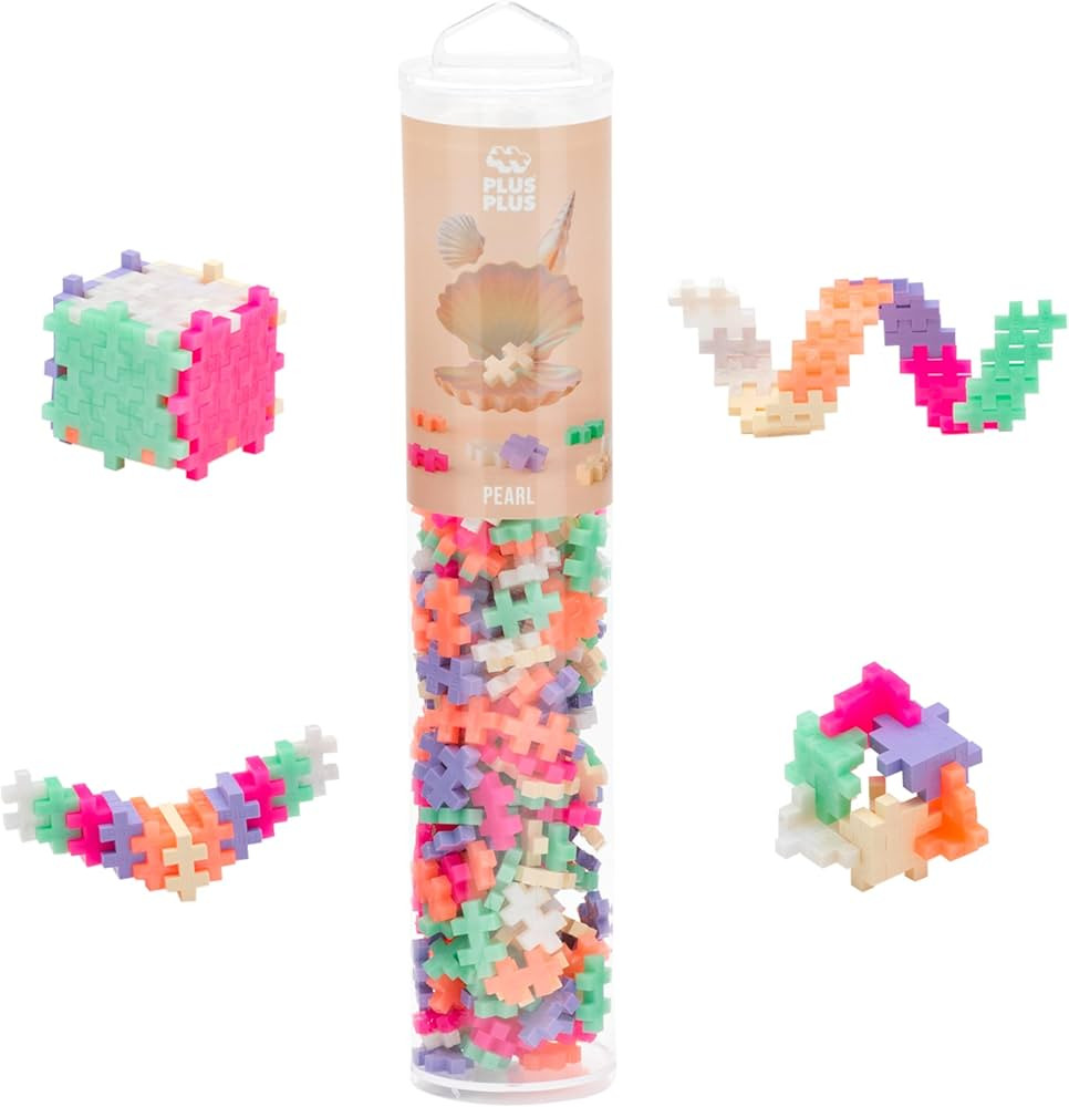PLUS PLUS - 240 Piece Pearl Mix - Construction Building Stem/Steam Toy, Interlocking Mini Puzzle ... | Amazon (US)