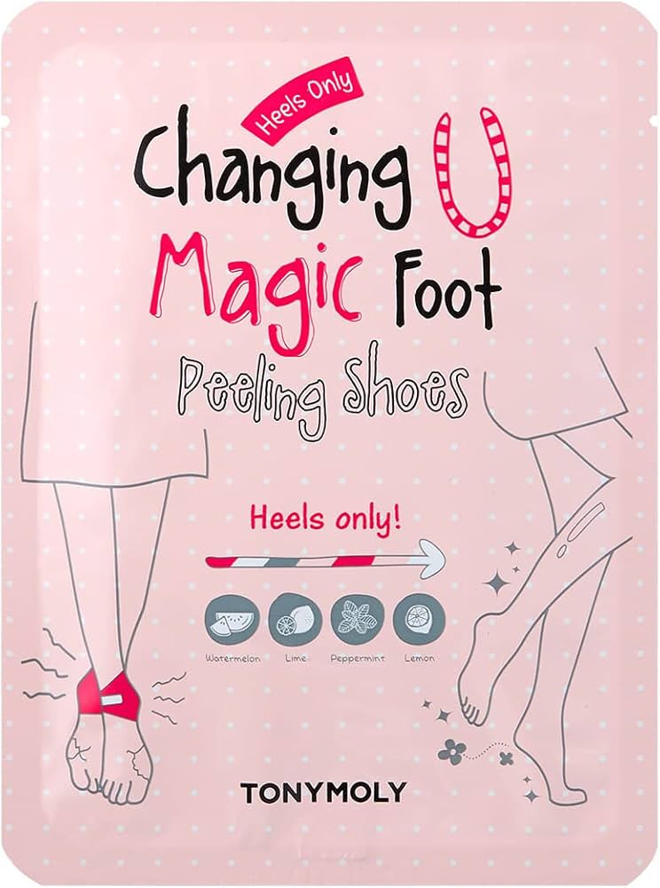 TONYMOLY Changing U Magic Foot Peeling Shoes – Exfoliating Foot Mask with AHA & Watermelon Extr... | Amazon (US)